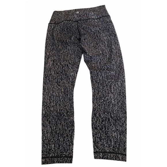 Lululemon Wunder Under Luon Jacquard Crop Leggings - Picture 4 of 8